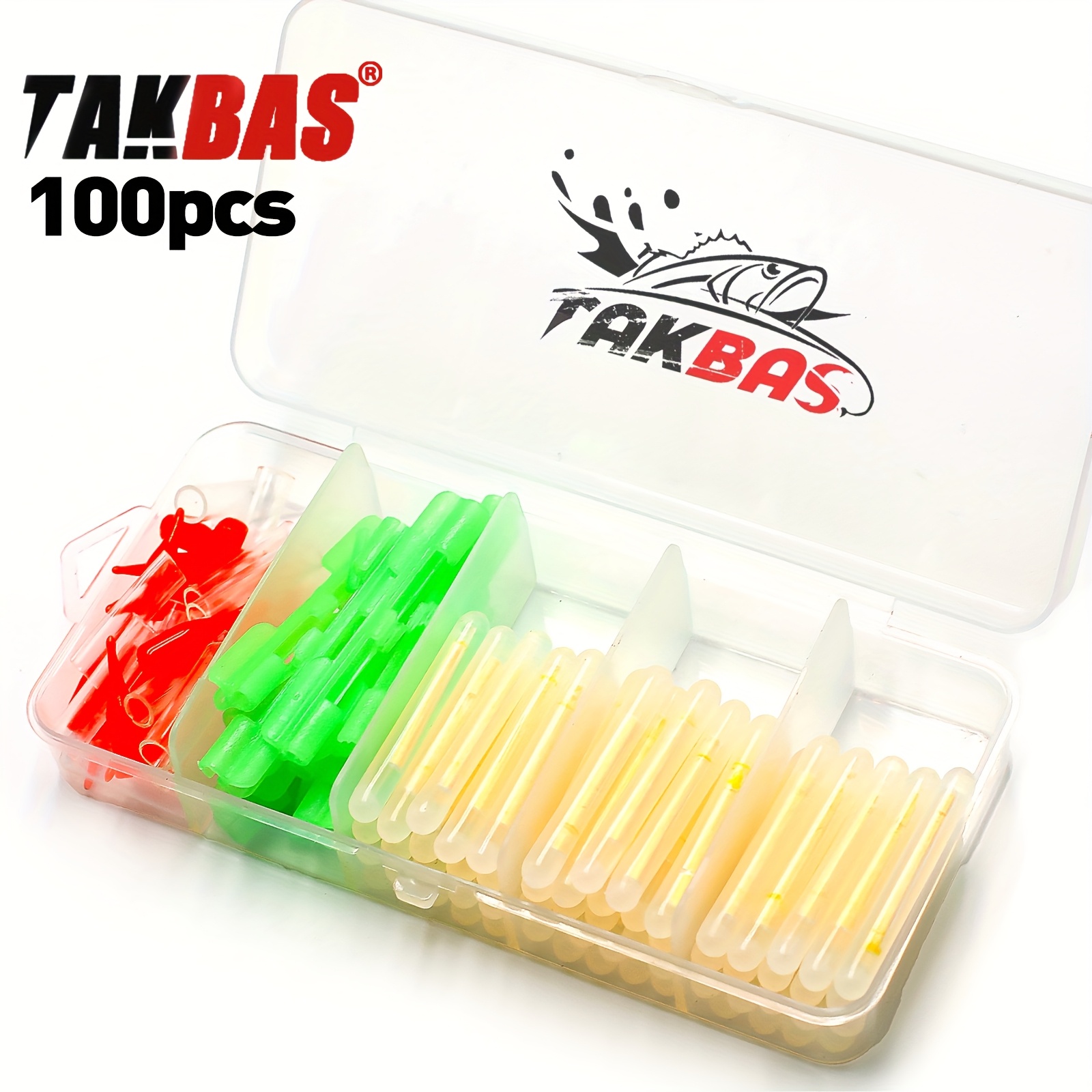 100PCS Fishing Glow Sticks Set - Bite Alarm บทวิจารณ์และราคา